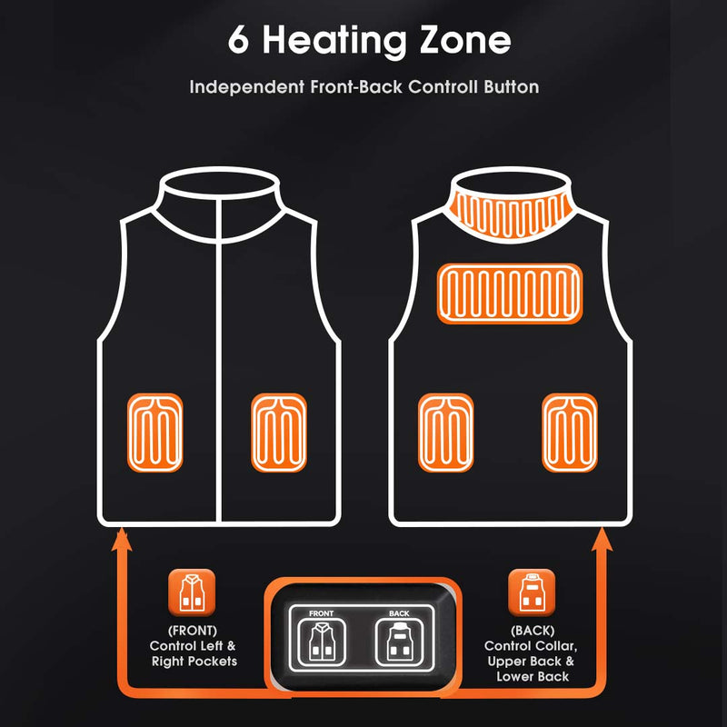 Load image into Gallery viewer, Men&#39;s Heated Vest with Battery Pack
